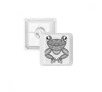 Peinture Petite Grenouille Vert PBT Keycaps pour Clavier Mécanique Blanc OEM sans Marquage d'impression R2 Multicolore