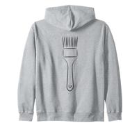 Peinture Pinceau Dessin Maison Sweat à Capuche