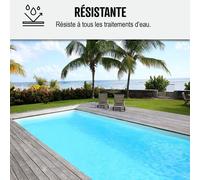 Peinture Piscine Bassin Béton ARCAPISCINE Ciment Décoration Imperméable Bleu Blanc Gris Grise Jaune Sable Noir Vert Bleu cobalt ral 5013 10 L