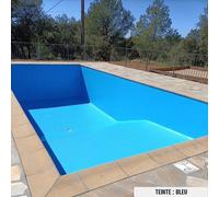 Peinture Piscine Bassin Béton ARCAPISCINE Ciment Décoration Imperméable Bleu Blanc Gris Grise Jaune Sable Noir Vert Bleu 10 L