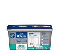 Peinture plafond - RIPOLIN - Xpro3 - Blanc mat - 2,5 l - Rendement 25 m²