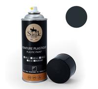 SOFOLK Peinture Plastique Haute résistance pour Auto, Tableau de Bord, Garnitures de Porte, Pare-Choc (03-ATHRACITE Mat)