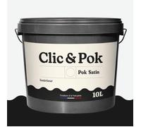 Peinture - POK - SATIN - Blanc Oxydé - 10L - Satiné - Acrylique