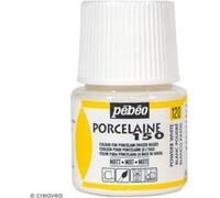 Pébéo Flacon 45 ml Peinture P150 porcelaine Coloris Mat BLANC POUDRE