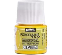 Peinture porcelaine - Pébéo - 150 Brillant Citrine N°01 - Flacon 45ml - Couleur Jaune - Brillance élevée