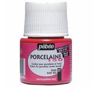 Peinture Porcelaine Pébéo 150 Brillant Rubis N°07