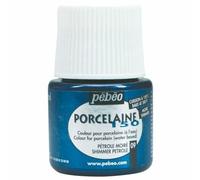 Peinture Porcelaine Pébéo 150 Pétrole Moiré N°109