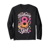 Peinture pour 8e anniversaire - Pour filles - Artiste artistique - Huit 8 ans Manche Longue