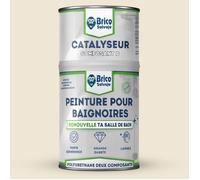 Peinture pour baignoire et salle de bain - BRICOSALVAJE - Beige - Mat - 750ml