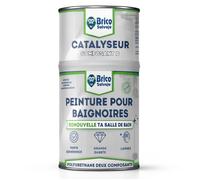 Peinture pour baignoire et salle de bain - BRICOSALVAJE - Blanc - Mat - 750ml