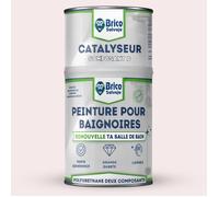 Peinture pour baignoire et salle de bain - BRICOSALVAJE - Rose - Mat - 750ml