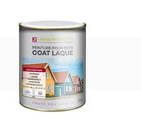 PEINTURE POUR BOIS : COAT LAQUE-Blanc-Bidon de 1 l