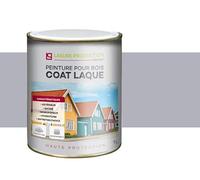 PEINTURE POUR BOIS : COAT LAQUE-Gris Nuage-Bidon de 1 l