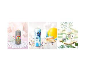 Peinture pour bougies 'Candle Pen', set de 10