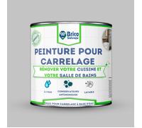 Peinture pour Carrelage - BRICOSALVAJE - Perla - Satiné - Haute Adhérence - Application Facile
