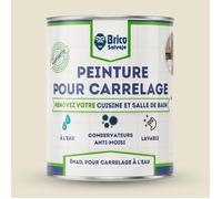 Peinture pour Carrelage - BRICOSALVAJE - Satiné Nacre - Haute Adhérence - Application Facile - 750 ML