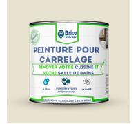 Peinture pour Carrelage de Salle de Bain et Cuisine Brillant Nacre 750 ML, Haute Adhérence, Application Facile BRICOSALVAJE