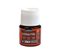 Peinture pour céramique - PEBEO - Brun - 45ml - Opaque - Brillant