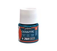 Pébéo Ceramic – Peinture céramique opaque 45 ml Effet brillant finition laquée Turquoise