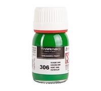 Peinture pour chaussures Tarrago Vert SNK 306, flacon de 25 ml, avec pinceau et éponge, pour cuir lisse, cuir synthétique ou toile