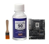 Peinture Pour Circuits Imprimés - Transparente 100 Ml | Scellant D'empotage Protecteur | Revêtement De Circuits Imprimés | Colle De Réparation Étanche Anti-humidité, Pour Liaison Isolante De Composant