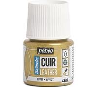 Peinture cuir - PEBEO - Setacolor - Métal Doré - 45 ml