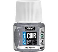 Peinture Pour Cuir Et Simili - Paillette Argent - Setacolor Cuir - Pébéo - 45ml
