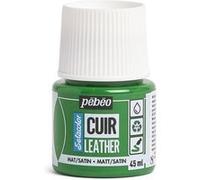Peinture pour cuir et simili - Vert cactus - Setacolor Cuir - Pébéo - 45ml Vert