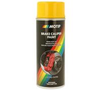 Peinture pour Etrier de Frein Motip - Bombe Aérosol Spray de Peinture pour Etrier Auto Moto - Jaune - 400 ml - Ref. 04097