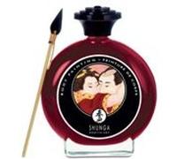 Peinture pour le corps Vin pétillant/Fraise Shunga 100 ml Vin pétillant à la fraise