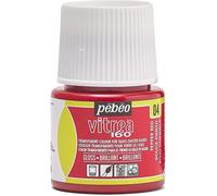 PEBEO - Peinture sur Verre Transparante Vitrea 160°C - Rouge Piment - 45 ML