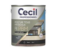 Peinture pour maçonnerie anthracite lisse Cecil Professional 2,5L