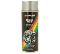 Peinture pour Moteur Motip - Bombe Aérosol Spray de Peinture pour Moteur Auto Moto - Aluminium - 400 ml - Ref. 04093