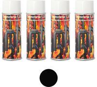 Peinture pour moteur Peinture pour échappement Peinture réfractaire Peinture pour four 1200°C Noir mat Peinture pour tuyau de cheminée