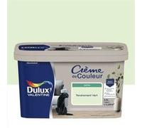 Peinture pour mur, Crème de couleur tendrement vert satiné 2.5 l G