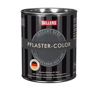 Peinture pour pavés PflasterColor OELLERS, RAL 7016 gris anthracite, 1 litre, Lasure pour pavés, dallage, béton et crépis, peinture sol béton