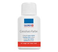 Peinture pour résine de coulée GLOREX, 20 ml, rouge | Pigment colorant liquide pour la coloration de la résine destinée aux œuvres d'art et aux bijoux, référence 6 2101 601