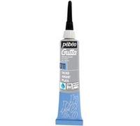 Peinture pour soie - Argent - Pébéo - Setasilk - Gutta à l'eau - Tube de 20ml Argent