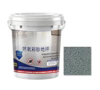 Peinture pour sol de garage - Résine époxy 500 ml | Kit de sol de garage époxy avec effet marbre brillant, imperméable, résistant à l'usure, antidérapant, séchage rapide, utilisation en béton extérieu