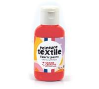 Peinture pour textile 50 ml - rouge
