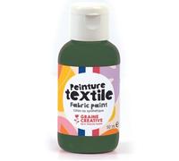GRAINE CREATIVE Peinture Textile Vert Foret 50 ML