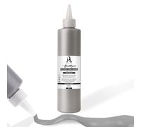 Peinture pour textile SÜDOR 500ml. Peinture textile lavable. Peinture pour t-shirt pour tissus légers. Lavable en machine, résistante au lavage. Fixation de la peinture textile par repassage (argent)