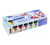 Peinture pour textiles - KREUL - Javana Sunny - Kit XXL 5x50ml