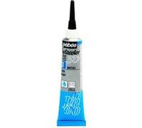 Pébéo Peinture pour tissus Setacolor Effet 3D métallique Blanc perle Tube 20 ml