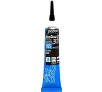 Peinture pour tissus - Noir - Effet Brod'perle - Pébéo - Setacolor - Tube 20ml Noir
