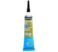 Peinture pour tissus - Or - Effet 3D pailleté - Pébéo - Setacolor - Tube 20ml