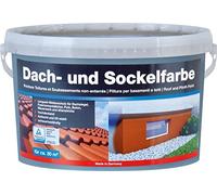 Peinture pour toiture et soubassement Baufan Ardoise 5 l | Résistante à l'abrasion | Résistante aux intempéries | Sans solvant et respirante | Diluable à l'eau | Pour l'intérieur et l'extérieur