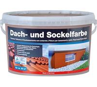 Peinture pour toitures et soubassements Baufan Tourbe 5 l | Résistante à l'abrasion | Résistante aux intempéries | Sans solvant et respirante | Diluable à l'eau | Pour l'intérieur et l'extérieur