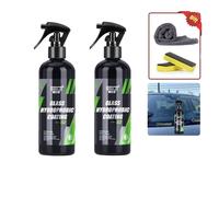 Peinture pour verre automobile anti-pluie, revêtement hydrofuge, spray imperméable à la pluie, S2-300ml X2PCs, revêtement du verre