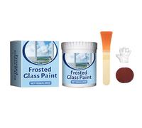 Peinture pour Verre Dépoli à Base d'eau,Verre Dépoli de la Salle de Bain,Peinture Aérosol Givrée pour Verre Dépoli,pour Effets Givrés,Mat,pour Salle de Bain 150g